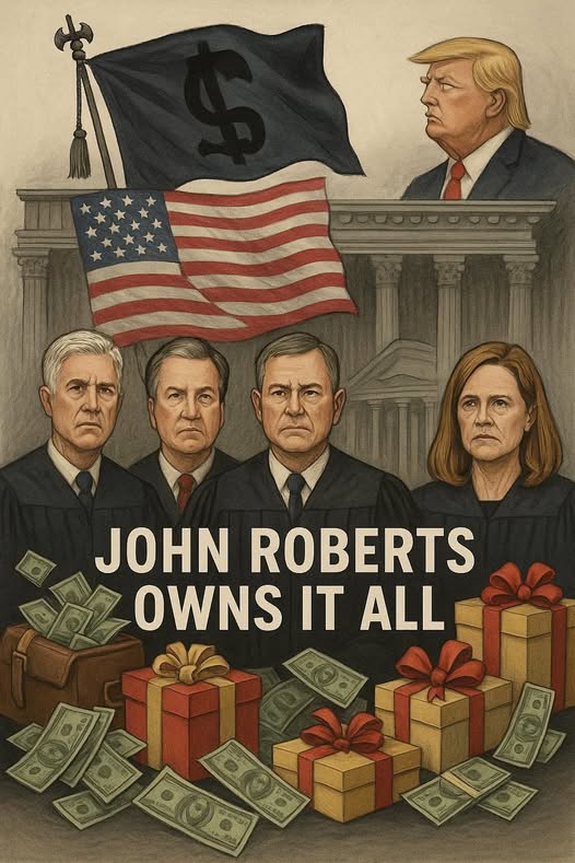 Silence Is the Method — John Roberts supporting graphic